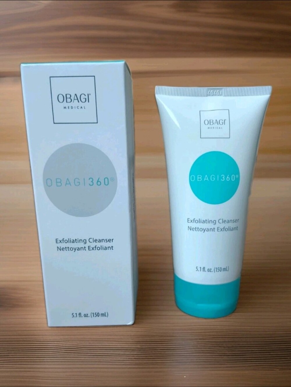 Obagi 360 Exfoliating Cleanser Clogged Pores Smooth Radiant Complexion 5.1 oz